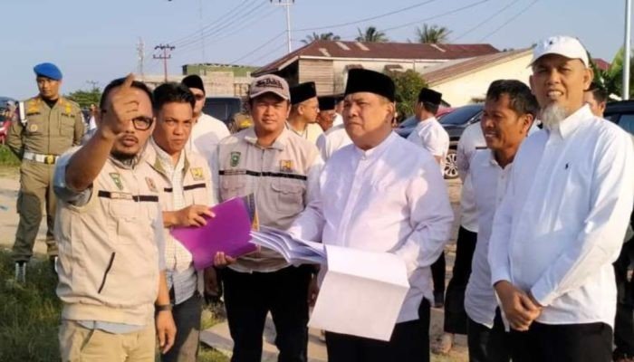 Terkait Pembangunan Jembatan Sungai Mesjid, Pj Gubernur Riau Kagum Kegigihan Wali Kota Dumai