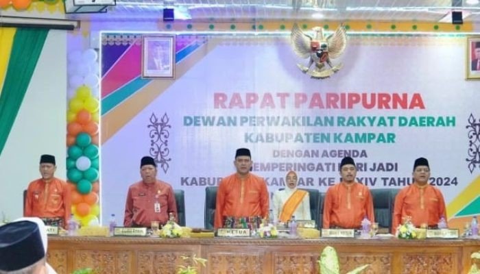 DPRD Gelar Rapat Paripurna Peringati Hari Jadi Kampar ke-74