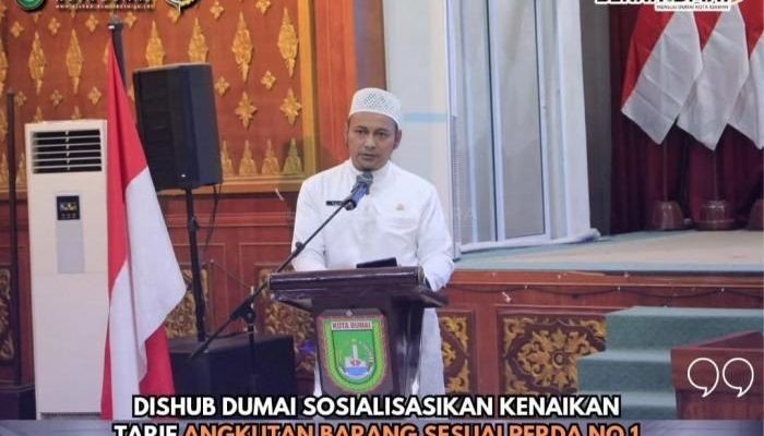 Dinas Perhubungan Dumai Sosialisasikan Perda Kenaikan Tarif Angkutan Barang