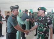 Upacara Korp Raport Kenaikan Pangkat Dipimpin Komandan Kodim 0422 Lampung Barat