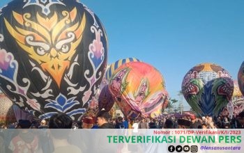 Festival Balon Udara Mudik 2024 Wonosobo, Hipnotis Ribuan Penonton