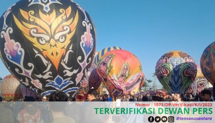 Festival Balon Udara Mudik 2024 Wonosobo, Hipnotis Ribuan Penonton