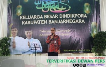Halal Bihalal Keluarga Besar Disdikpora Banjarnegara, Kadis: Menyambut Pilkada, Jangan Sampai Terpecah Belah