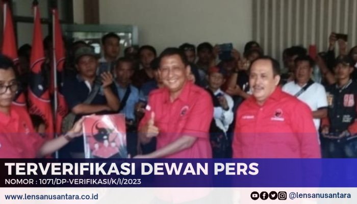 Ujang Endin Indrawan Resmi Daftar Bakal Calon Bupati Pangandaran ke DPC PDI-P