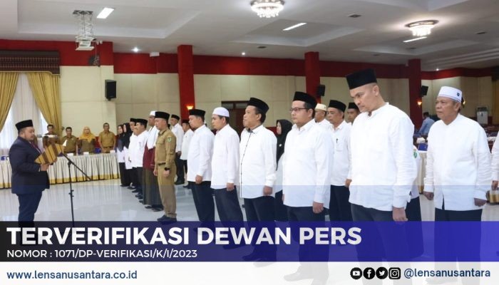Bupati Dolly Lantik Pengurus LPTQ Kabupaten Tapsel Periode 2023-2025