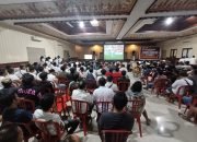 Nobar Semifinal Piala Asia U-23 Indonesia vs Uzbekistan, Polresta Denpasar Kobarkan Semangat Nasionalisme