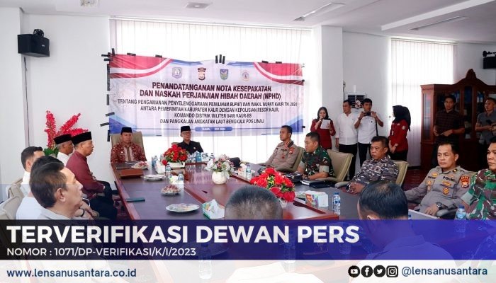 Pemkab Kaur Hibahkan Anggaran Rp 3,8 Miliar Pengamanan Pilkada 2024