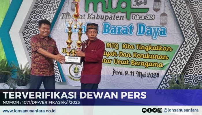 Ketua MUI SBD Buka MTQ ke 8 dan Bupati Kornelius Kodi Mete Tutup Perlombaan Tingkat Kabupaten