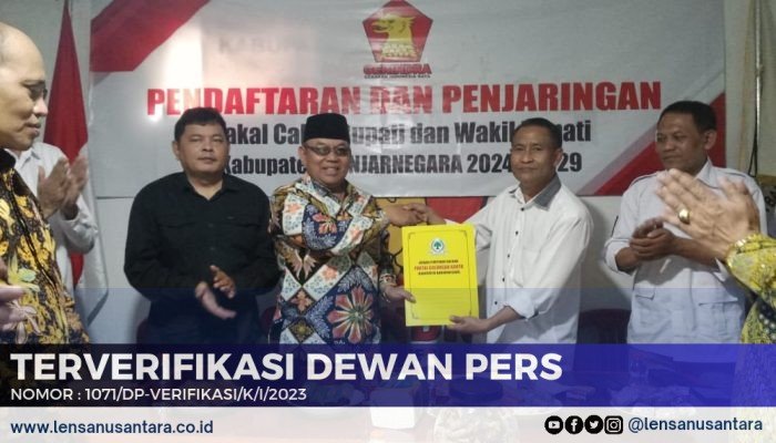 Bawono Mendaftar Bacabup Banjarnegara ke Gerindra, 4 Periode Jadi Anggota DPRD