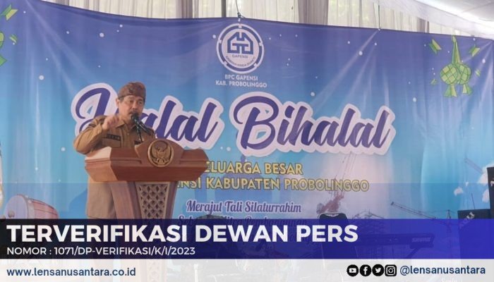 Pj Sekda Heri Hadiri Halal Bihalal Keluarga Besar BPC GAPENSI Kabupaten Probolinggo