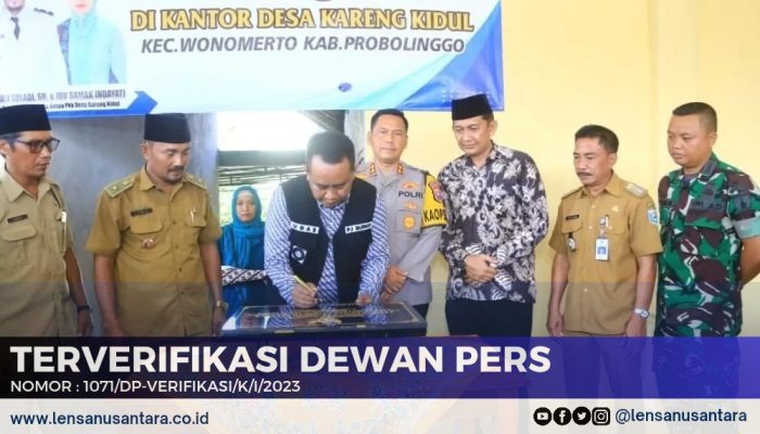 Pj Bupati Probolinggo Resmikan Balai Pelatihan Desa Kareng Kidul