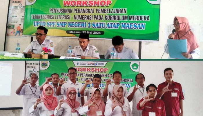 Tindak Lanjut Hasil Observasi Pembelajaran, SMPN 3 Satu Atap Maesan Bondowoso Integrasikan Literasi-Numerasi