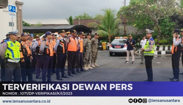 Satlantas Polresta Denpasar Bersama Dishub Razia Kendaraan Parkir Liar