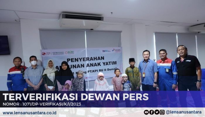 Wujud Rasa Syukur Atas Capaian TW I, Kilang Pertamina Dumai Berbagi ke Panti Asuhan