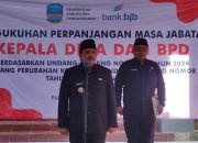 Bupati Jeje Pimpin Pengukuhan Perpanjangan Masa Jabatan 89 Kepala Desa dan 633 BPD Kabupaten Pangandaran