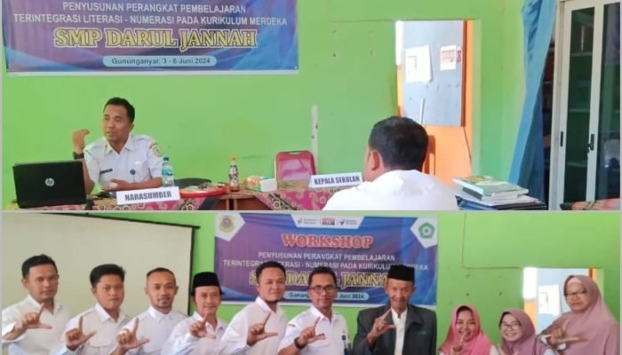 SMP Darul Jannah Bondowoso Gelar Workshop Literasi Numerasi dalam Pembelajaran