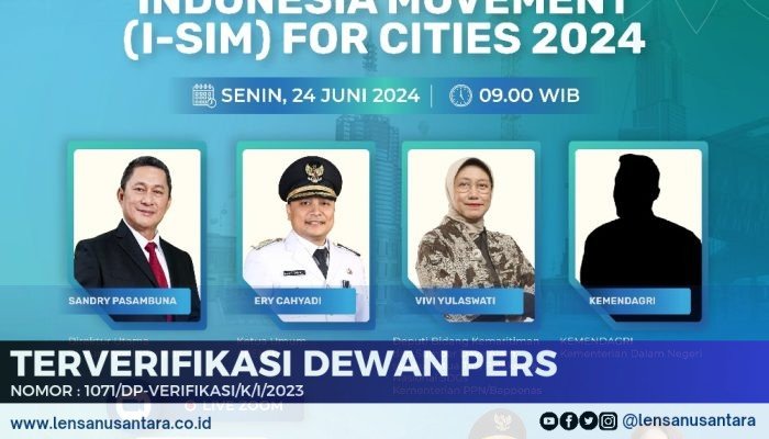 Bupati Tapsel Jadi Pembicara Didepan Wali Kota se-Indonesia pada Kick Off I-SIM for Cities 2024