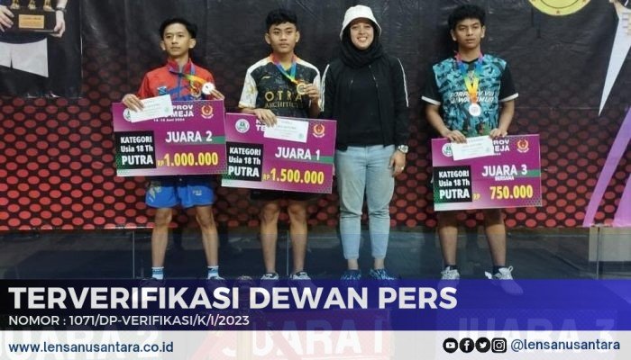 Sukses di Kejurprov, Daffa Siap Berlaga ke Kejurnas Tenis Meja Kelompok Umur