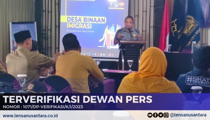 Imigrasi Kelas I TPI Jember Sosialisasi Desa Binaan Cegah TPPO, Ini Kata Camat Wuluhan
