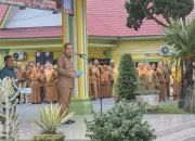 Perdana, Pj Wali Kota Padangsidimpuan Pimpin Apel Gabungan