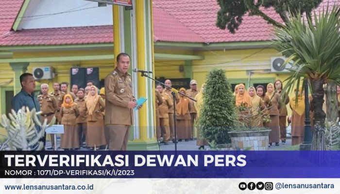 Perdana, Pj Wali Kota Padangsidimpuan Pimpin Apel Gabungan