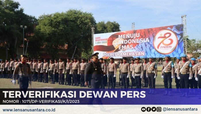 Pimpin Upacara Peringatan Hari Bhayangkara ke-78, Kapolres Pamekasan Bacakan Amanat Kapolda Jatim