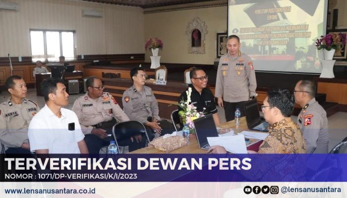 Kunjungi Polresta Denpasar, Tim Puslitbang Polri Lakukan Studi Evaluasi Penggunaan Fixed Phone