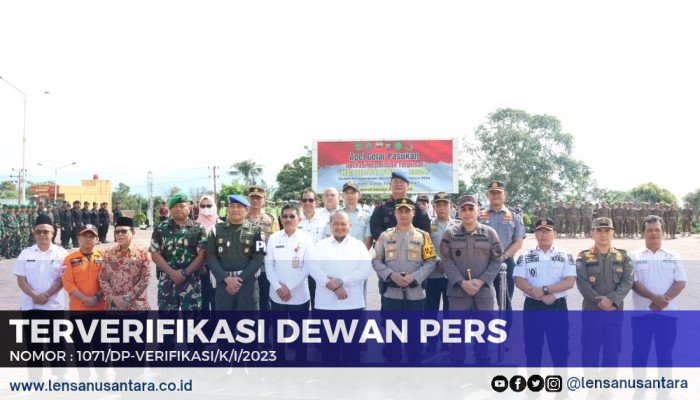 Bupati Tapsel Hadiri Apel Gelar Pasukan Ketupat Toba 2024