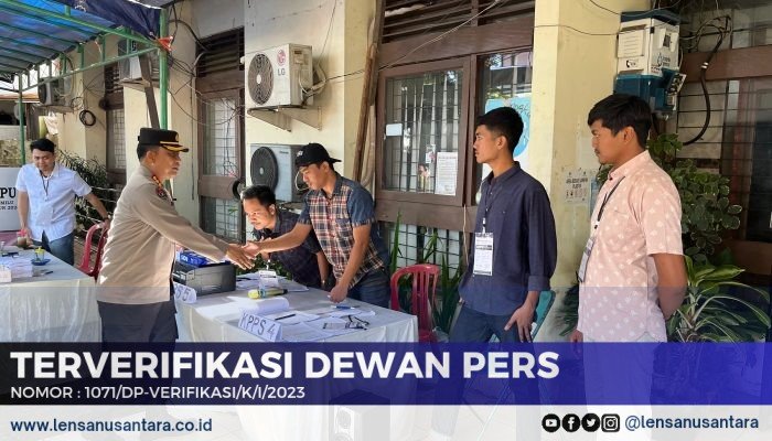 Pastikan Kelancaran PSU, Kabid Humas Polda Sumbar Tinjau Pengamanan di TPS