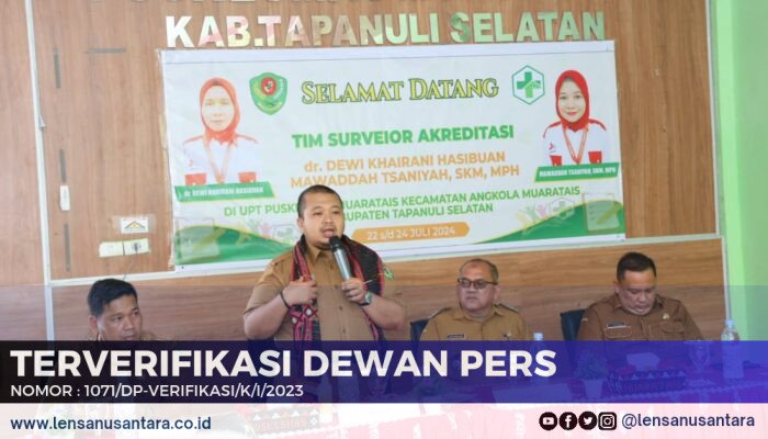 Bupati Tapsel Hadiri Penilaian Akreditasi Puskesmas Muara Tais