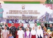 Peresmian Sumur Bor Program TNI Manunggal Air Bersih, Kades Jeruk Gulung Madiun Harapkan Terus Berlanjut