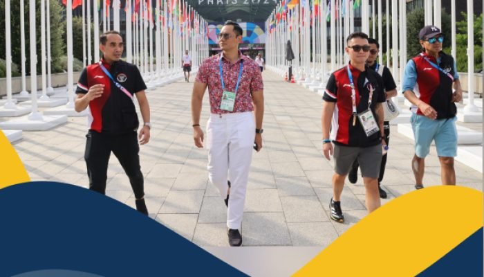 Kunjungi Kampung Atlet dan Rumah Garuda di Paris, Menteri AHY: Doakan yang Terbaik