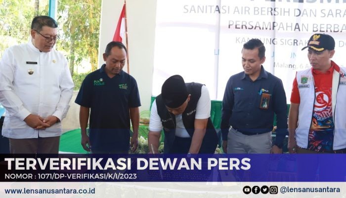 Bupati Malang Resmikan Sarpras Sanitasi Air Bersih CSR PT PLN