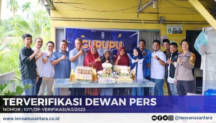 Komunitas Gurupu bersama Karang Taruna Kota Dumai Bagikan Puluhan Paket Sembako kepada Masyarakat