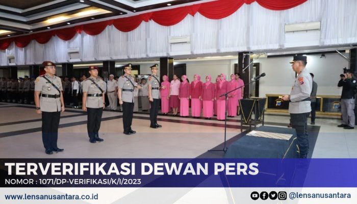 Kapolda Kalsel Pimpin Sertijab Dir Tahti dan Dua Kapolres