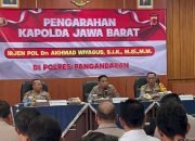 Kapolda Jabar Laksanakan Kunker ke Polres Pangandaran
