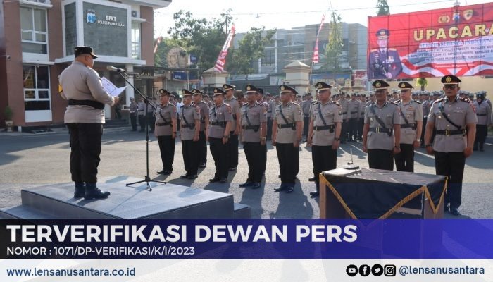 Kapolres Pamekasan Pimpin Sertijab Kasatlantas dan Kapolsek Jajaran