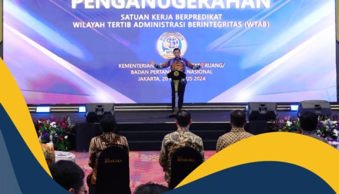 Berikan Predikat WTAB kepada 46 Satuan Kerja Daerah, Menteri AHY: Zona Integritas Hadirkan Layanan Publik yang Akuntabel, Transparan, Profesional, dan Melayani