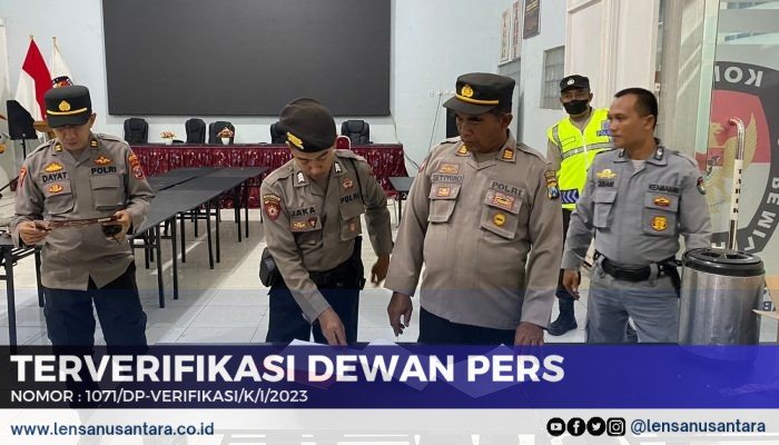 OMP Semeru 2024, Personel Gabungan Polres Pamekasan Patroli Intensif ke KPU dan Bawaslu