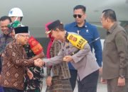 Kapolda Bali Sambut Kedatangan Wapres Ma’ruf Amin di Bandara I Gusti Ngurah Rai