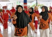 Peringati HUT RI ke-79, RSD Balung Jember Gandeng Pemerintah Kecamatan Mengadakan Lomba Senam Kreasi