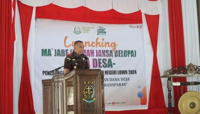 Kejaksaan Negeri Luwu Resmikan MA’JABE: Solusi untuk Pengelolaan Dana Desa yang Transparan
