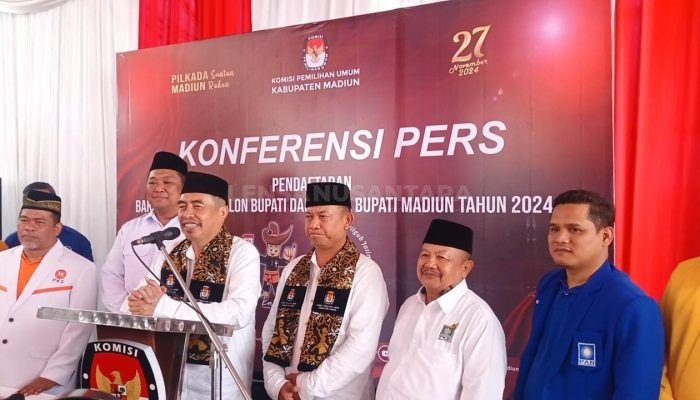 Dapat Dukungan 12 Partai, HARMONIS Resmi Daftar Cabup-Cawabup ke KPU: Siap Wujudkan Madiun Sejahtera