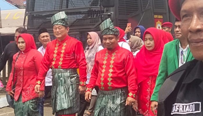 Jelang Daftar ke KPU Kuansing, Pasangan Halim-Sardiyono Gelar Deklarasi