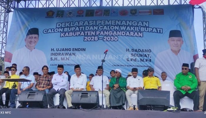 Deklarasi Pemenangan Calon Bupati Dan Wakil Bupati Pangandaran Tahun 2024. Ujang Endin Dan Dadang Solihat (HUDANG)