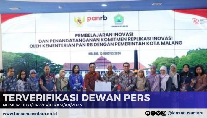 Pemkot Malang dan KemenPANRB Tandatangani Komitmen Replikasi Inovasi