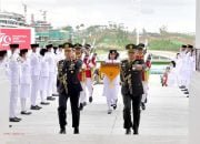Kirab Duplikat Bendera Merah Putih dan Teks Proklamasi Tiba di Istana Negara IKN