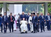 Presiden Jokowi Sambut Kunjungan Kenegaraan Sri Paus Fransiskus di Istana Merdeka