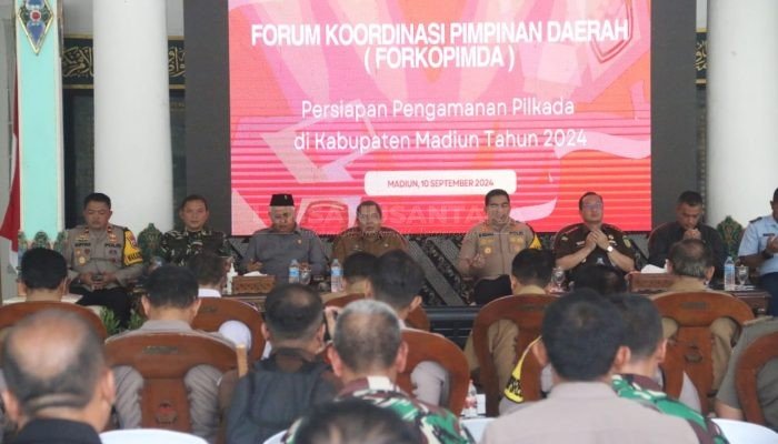 Forkopimda Madiun Gelar Rakor Pengamanan Pilkada 2024