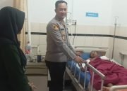 Wujud Kepedulian Polri, Polsek Purwareja Klampok Banjarnegara Kunjungi Siswa Korban Kesetrum Listrik